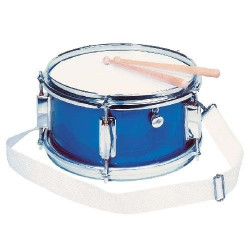 Bębenek  dla dzieci, blue goki - zabawka muzyczna, zabawka dla 3 latka