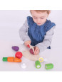 Zdrowe warzywa do krojenia II do zabawy dla dzieci bigjigs toys - drewniany zestaw zabawek, zabawa w sklep, zabawka dla 2 latka Zdrowe warzywa do krojenia II do zabawy dla dzieci bigjigs toys - drewniany zestaw zabawek, zabawa w sklep, zabawka dla 2 latka