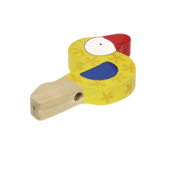 Drewniany gwizdek dla dzieci - ptaszek goki - drewniana zabawka muzyczna dla 3 latka