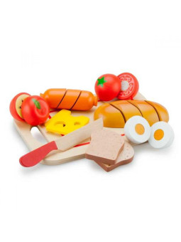 Drewniany zestaw śniadaniowy firmy New Classic Toys