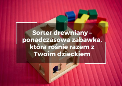 Sorter drewniany – ponadczasowa zabawka, która rośnie razem z Twoim dzieckiem