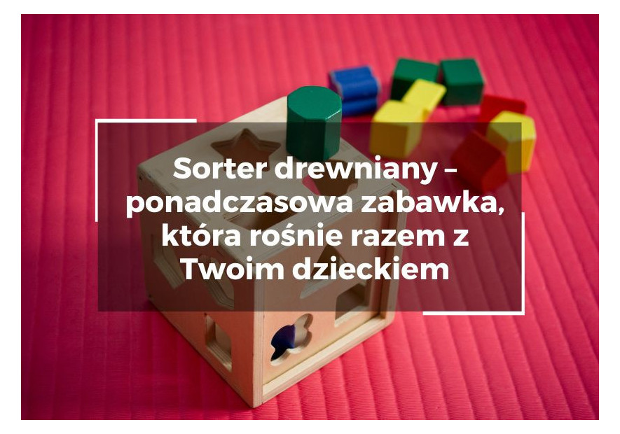 Sorter drewniany – ponadczasowa zabawka, która rośnie razem z Twoim dzieckiem Sorter drewniany – ponadczasowa zabawka, która rośnie razem z Twoim dzieckiem