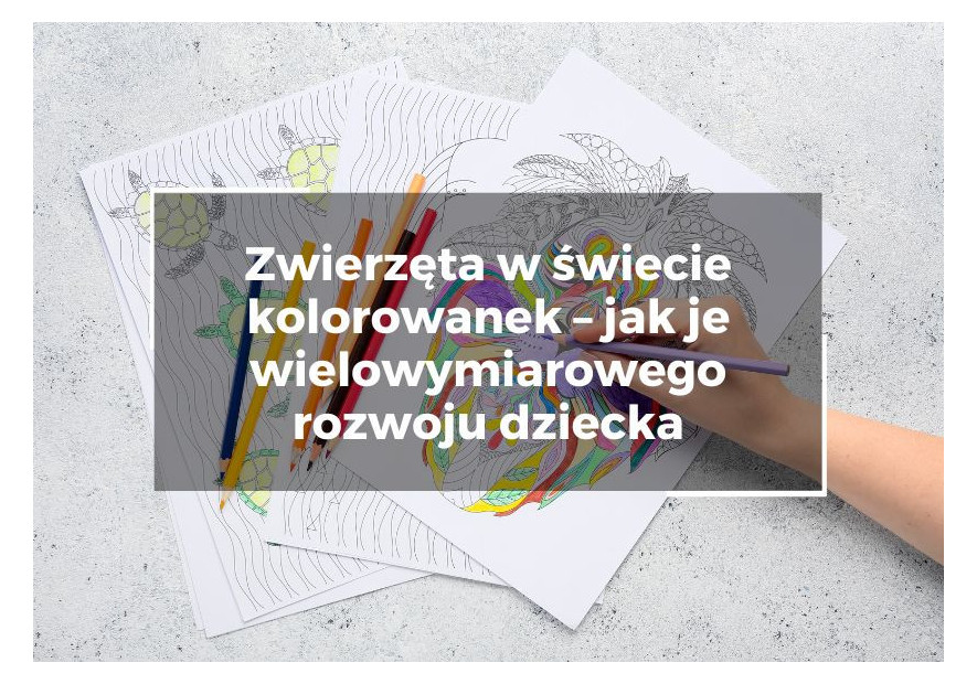 Zwierzęta w świecie kolorowanek – jak wykorzystać proste narzędzie do wielowymiarowego rozwoju dziecka Zwierzęta w świecie kolorowanek – jak wykorzystać proste narzędzie do wielowymiarowego rozwoju dziecka