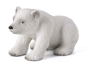 Animal planet - figurka mały niedźwiedź polarny small foot design - zabawa z figurkami dla 3 latka