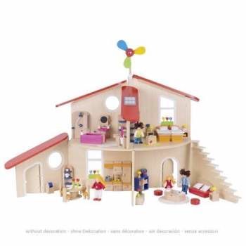 Zabawka dla dziewczynki  Dom dla lalek - zabawki dla dzieci goki - drewniana zabawka, zabawa lalkami, zabawka dla 3 latka