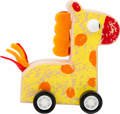 Drewniane autko żyrafa do zabawy dla dzieci
