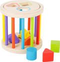 Sorter dla dzieci kolory i kształty small foot design - drewniany sorter , zabawka dla rocznego dziecka